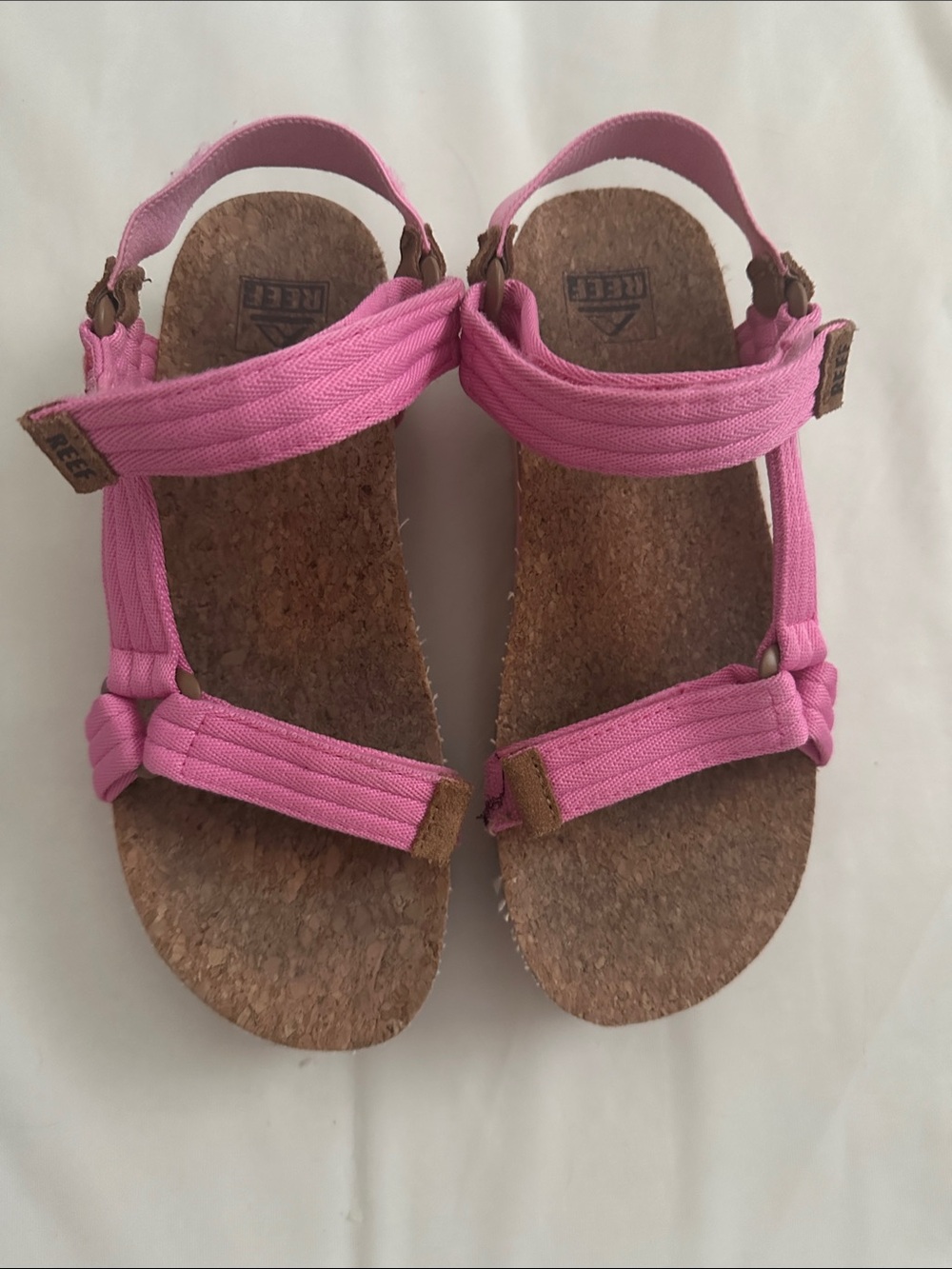 Reef Pink Sandals - Size 8 Women’s - Excellent Condition